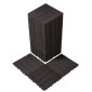 VEVOR Interlocking Deck Tiles, 36 Pack, 11,6"x11,6" 36 sq. ft Πλαστικό αδιάβροχο δάπεδο εξωτερικού χώρου για όλες τις καιρικές συνθήκες, Πλακάκια κάλυψης δαπέδου βεράντας για αυλή στο μπαλκόνι δίπλα στην πισίνα, σκούρο καφέ
