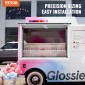 VEVOR Concession Window for Food Truck, Παράθυρο Service Food Truck από κράμα αλουμινίου 36"x36", Παράθυρο σερβιρίσματος βάσης έως 85 μοιρών με τέντα πόρτα & σύρσιμο γάντζο, για Food Trucks Concession Trailers