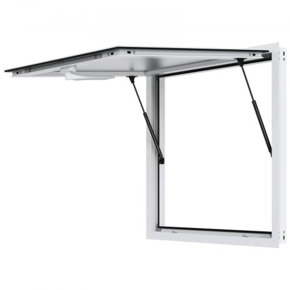 VEVOR Concession Window for Food Truck, Παράθυρο Service Food Truck από κράμα αλουμινίου 36"x36", Παράθυρο σερβιρίσματος βάσης έως 85 μοιρών με τέντα πόρτα & σύρσιμο γάντζο, για Food Trucks Concession Trailers