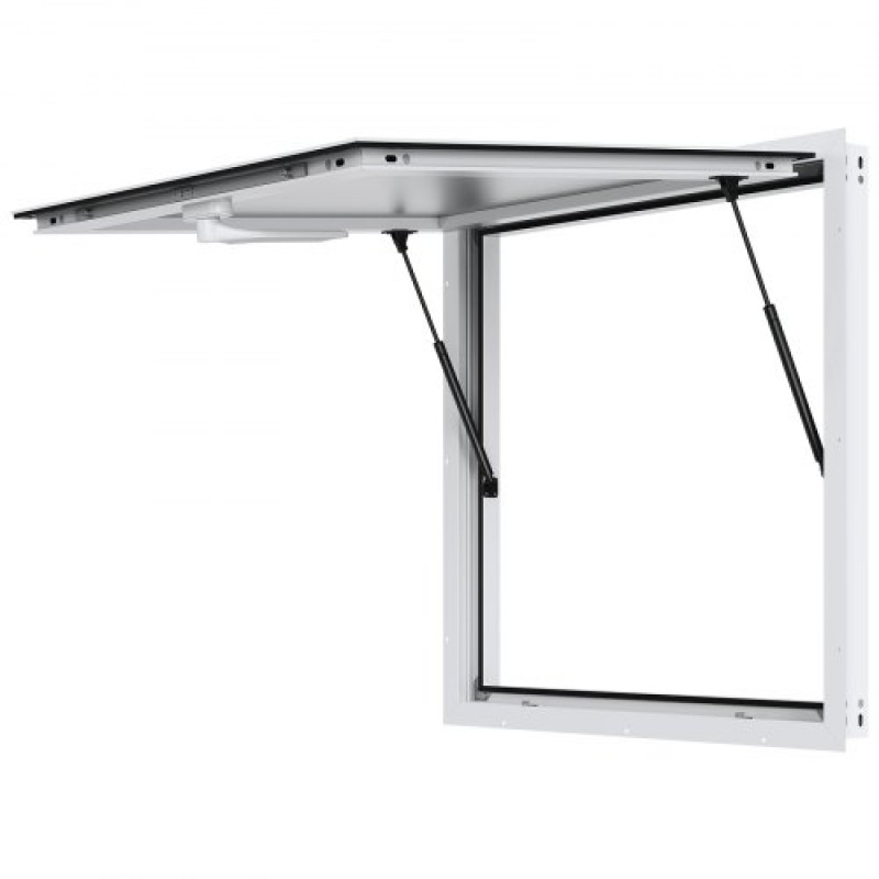 VEVOR Concession Window for Food Truck, Παράθυρο Service Food Truck από κράμα αλουμινίου 36"x36", Παράθυρο σερβιρίσματος βάσης έως 85 μοιρών με τέντα πόρτα & σύρσιμο γάντζο, για Food Trucks Concession Trailers
