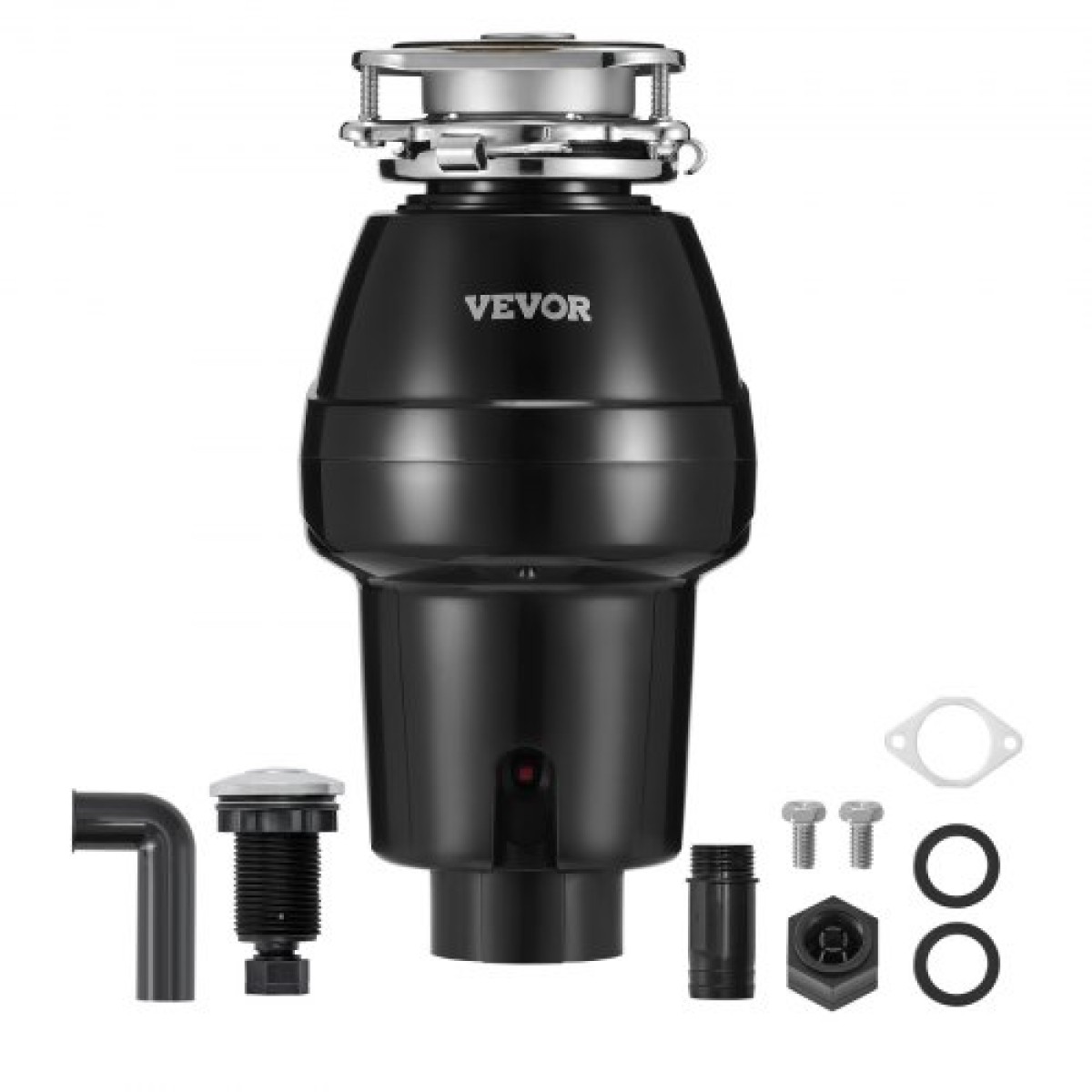 VEVOR Garbage Disposal 1/2 HP Continuous Food Waste Disposer 3-Bolt 3820 RPM
