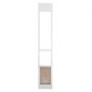 VEVOR Dog Door for Sliding Glass Door, 75 7/8"-80 11/16" Ρυθμιζόμενου ύψους Doggy Door for Sliding Doors, Πόρτα κατοικίδιων από γυαλί με σκελετό αλουμινίου με πτερύγιο και κλειδαριά δομής μεντεσέδων για σκύλους μεσαίου μεγέθους