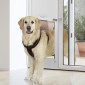 VEVOR Dog Door for Sliding Glass Door, 75 7/8"-80 11/16" Ρυθμιζόμενου ύψους Doggy Door for Sliding Doors, Πόρτα κατοικίδιων από γυαλί με σκελετό αλουμινίου με πτερύγιο και κλειδαριά δομής μεντεσέδων για σκύλους μεσαίου μεγέθους
