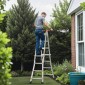 VEVOR Telescoping Ladder A Frame, 20 FT Compact Extension Ladder από αλουμίνιο, πολλαπλών λειτουργιών φορητή πτυσσόμενη σκάλα RV, τηλεσκοπική σκάλα για σκάλες εργασίας για το σπίτι Εσωτερική οροφή εξωτερικού χώρου, φορτίο 330 lb
