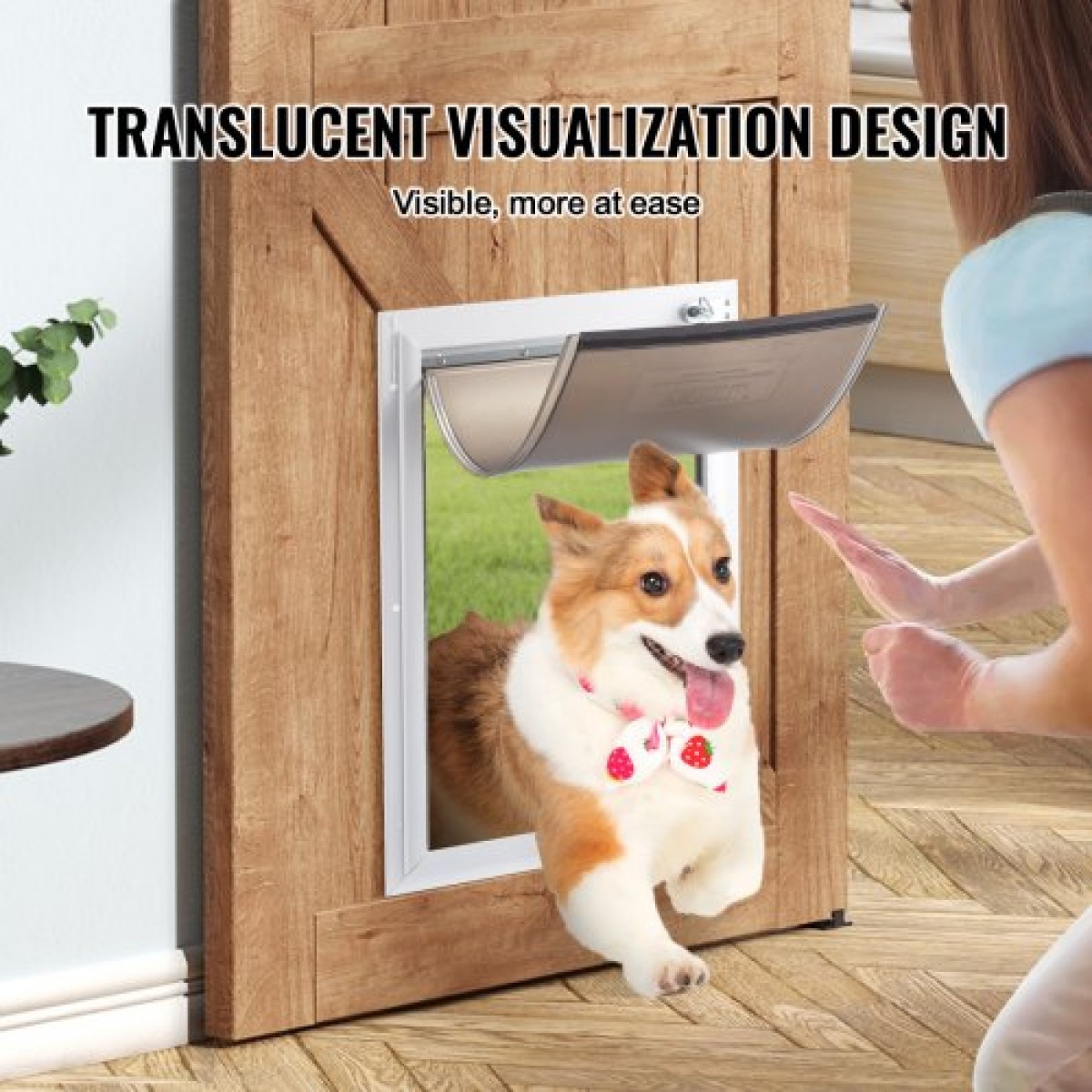Ανταλλακτικό πτερύγιο πόρτας VEVOR Pet, συμβατό με πόρτες για κατοικίδια VEVOR, διαστάσεις 8,25" x 12,25" Μεγαλύτερης διάρκειας, ανθεκτικό στις καιρικές συνθήκες, Πυκνωμένο πτερύγιο πόρτας PVC σκύλου με μακριά μαγνητική λωρίδα (Μεσαίο)