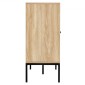 Ντουλάπι VEVOR Rattan, Ντουλάπι αποθήκευσης Rattan με 4 μαγνητικές πόρτες και ρυθμιζόμενα ράφια, ντουλάπι μπουφέ μπουφέ για διάδρομο, είσοδο, σαλόνι ή κουζίνα, φυσικό