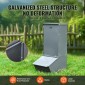 VEVOR Hog Feeder, 2.2 Bushel Capacity, Single Door Pig Feeder, Heavy Duty Steel Feeder Piglets, Multipurpose Trough feeder Creep Feeder, Outdoor Livestock Feeder Farm αξεσουάρ για τάισμα έως 5 γουρουνιών