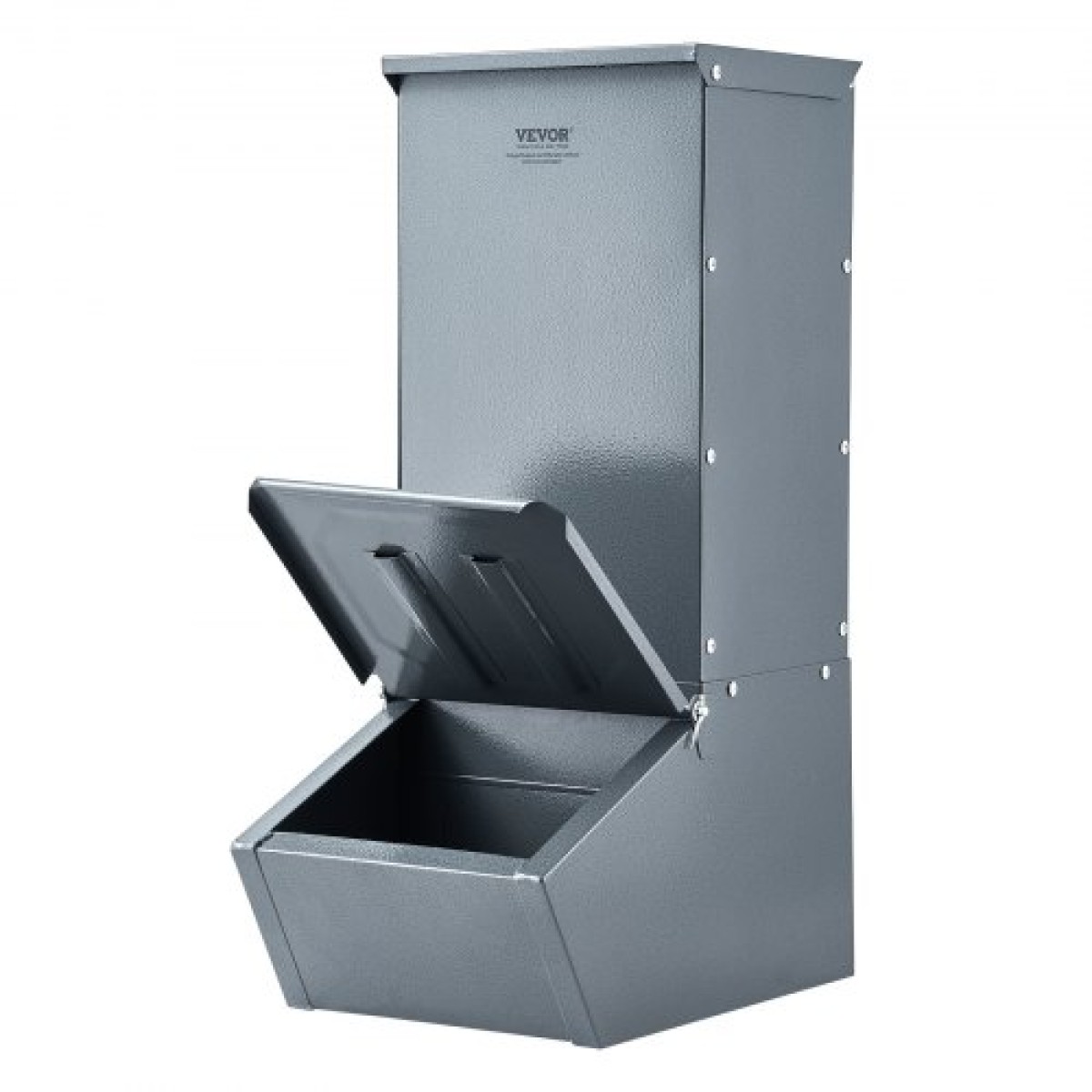 VEVOR Hog Feeder, 2.2 Bushel Capacity, Single Door Pig Feeder, Heavy Duty Steel Feeder Piglets, Multipurpose Trough feeder Creep Feeder, Outdoor Livestock Feeder Farm αξεσουάρ για τάισμα έως 5 γουρουνιών
