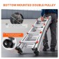 VEVOR Telescoping Ladder A Frame, 13 FT Compact Extension Ladder από αλουμίνιο, πολλαπλών λειτουργιών φορητή πτυσσόμενη σκάλα RV, τηλεσκοπική σκάλα για σκάλες εργασίας για το σπίτι Εσωτερική οροφή εξωτερικού χώρου, φορτίο 330 lb