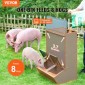 VEVOR Hog Feeder, 3,7 Bushel Capacity, Double Door Pig Feeder, Heavy Duty Steel Feeder Piglets, Multipurpose Trough Creep Feeder, Outdoor Livestock Feeder Farm αξεσουάρ για τάισμα έως και 8 γουρουνιών