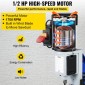 VEVOR Woodworking Woodworking Machine Mortise, 373 W (1/2 HP) 1400RPM Powermatic Mortiser, με κινητή μηχανή πάγκου εργασίας, για δημιουργία στρογγυλών οπών Τετράγωνες τρύπες ή ειδικές τετράγωνες τρύπες στο ξύλο