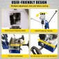 VEVOR Woodworking Woodworking Machine Mortise, 373 W (1/2 HP) 1400RPM Powermatic Mortiser, με κινητή μηχανή πάγκου εργασίας, για δημιουργία στρογγυλών οπών Τετράγωνες τρύπες ή ειδικές τετράγωνες τρύπες στο ξύλο