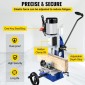 VEVOR Woodworking Woodworking Machine Mortise, 373 W (1/2 HP) 1400RPM Powermatic Mortiser, με κινητή μηχανή πάγκου εργασίας, για δημιουργία στρογγυλών οπών Τετράγωνες τρύπες ή ειδικές τετράγωνες τρύπες στο ξύλο
