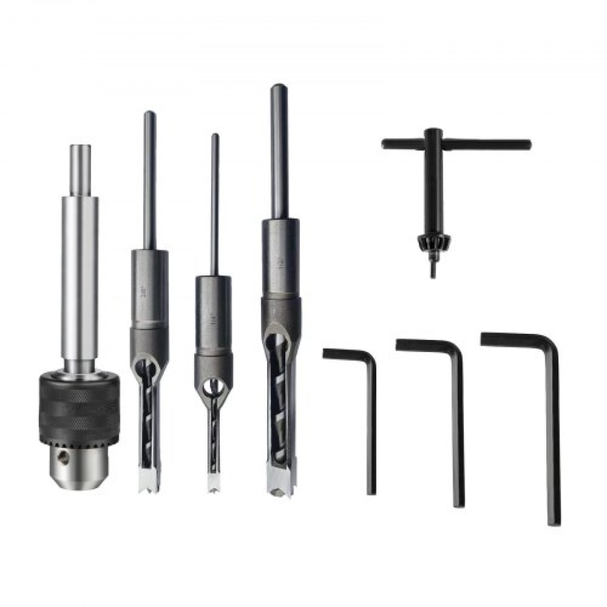 VEVOR Woodworking Woodworking Machine Mortise, 373 W (1/2 HP) 1400RPM Powermatic Mortiser, με κινητή μηχανή πάγκου εργασίας, για δημιουργία στρογγυλών οπών Τετράγωνες τρύπες ή ειδικές τετράγωνες τρύπες στο ξύλο
