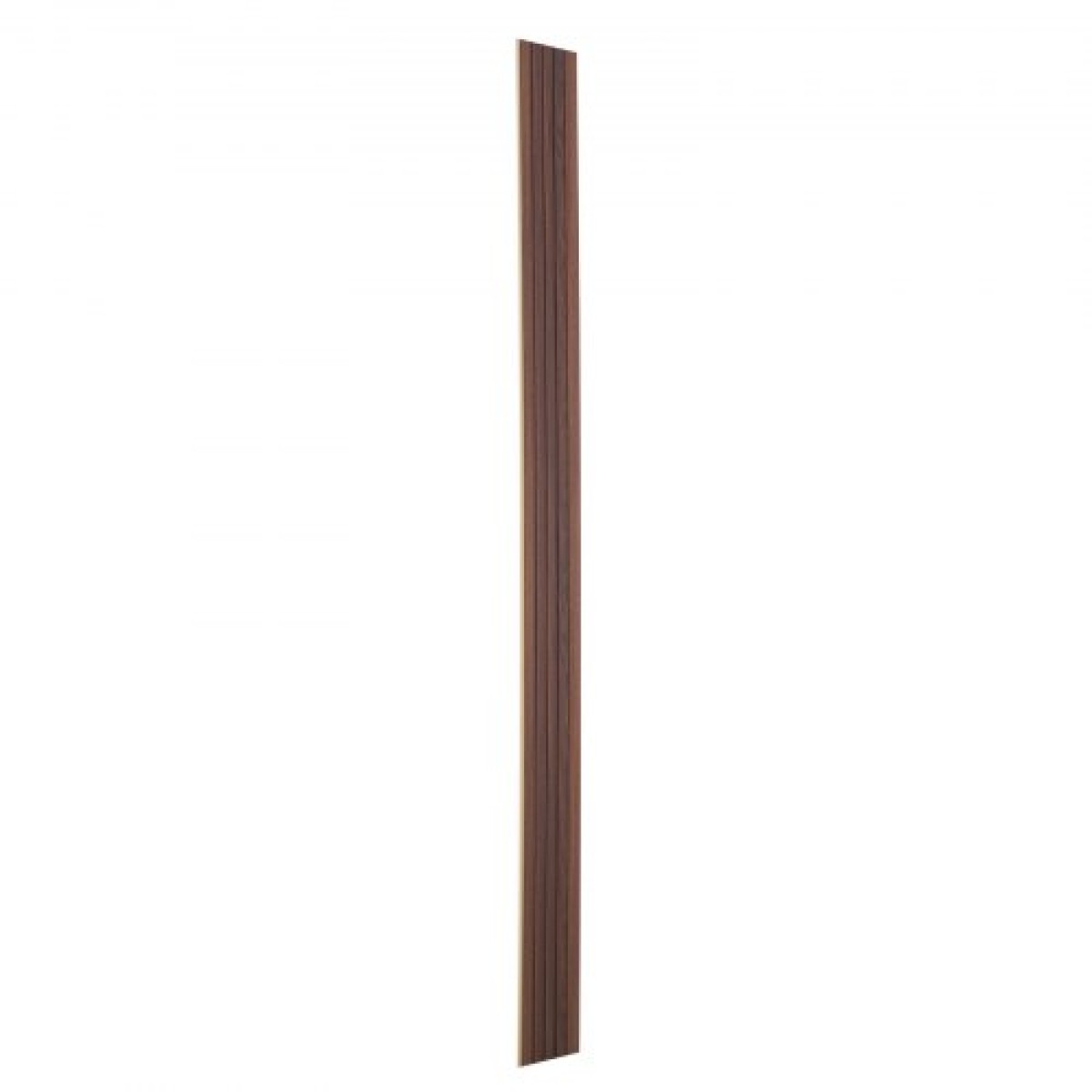 Ακουστικά πάνελ VEVOR Wood Slat, 8 ΤΕΜ 96 x 6 ιντσών, Ξύλινα πάνελ τοίχου WPC Accent για μοντέρνο εσωτερικό τοίχο, πάνελ τοίχου από ψεύτικο ξύλο για κομψή διακόσμηση και μείωση του θορύβου, Dark Teak