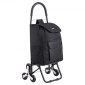 VEVOR Stair Climber Trolley Dolly, 36L αναδιπλούμενο καλάθι αγορών, καροτσάκι παντοπωλείου Trolley Laundry Stair Climbing Handcart with 6 Wheels & Oxford υφασμάτινη τσάντα, αναδιπλούμενο καλάθι για ψώνια παντοπωλείο, μαύρο