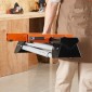 Βάση Miter Saw VEVOR, Πτυσσόμενη βάση από χάλυβα χωρητικότητας 330lbs για Mitre Saw με μονοκόμματους βραχίονες στήριξης, ρυθμιζόμενο ύψος 29,1"-32,9", φορητή, συμπαγής και πτυσσόμενη βάση φαλτσοπρίονο
