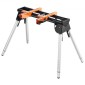 Βάση Miter Saw VEVOR, Πτυσσόμενη βάση από χάλυβα χωρητικότητας 330lbs για Mitre Saw με μονοκόμματους βραχίονες στήριξης, ρυθμιζόμενο ύψος 29,1"-32,9", φορητή, συμπαγής και πτυσσόμενη βάση φαλτσοπρίονο