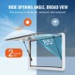 VEVOR Concession Window for Food Truck, 48"x36" κράμα αλουμινίου Food Truck Παράθυρο σέρβις, Έως 85 μοιρών Stand παράθυρο σερβιρίσματος με τέντα πόρτα & σύρσιμο γάντζο, για Food Trucks Concession Trailers