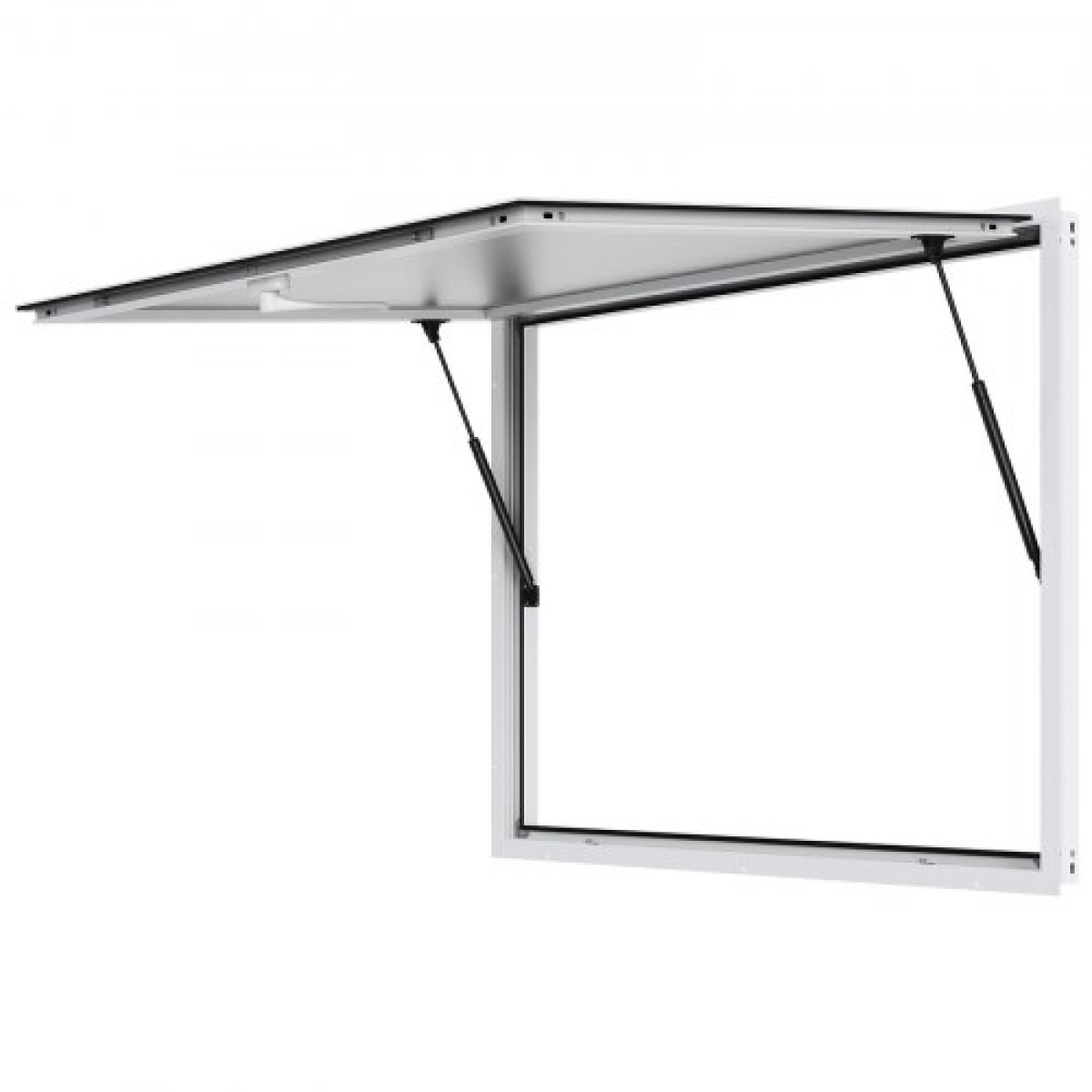 VEVOR Concession Window for Food Truck, 48"x36" κράμα αλουμινίου Food Truck Παράθυρο σέρβις, Έως 85 μοιρών Stand παράθυρο σερβιρίσματος με τέντα πόρτα & σύρσιμο γάντζο, για Food Trucks Concession Trailers