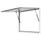 VEVOR Concession Window for Food Truck, 48"x36" κράμα αλουμινίου Food Truck Παράθυρο σέρβις, Έως 85 μοιρών Stand παράθυρο σερβιρίσματος με τέντα πόρτα & σύρσιμο γάντζο, για Food Trucks Concession Trailers