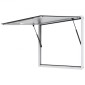 VEVOR Concession Window for Food Truck, 48"x36" κράμα αλουμινίου Food Truck Παράθυρο σέρβις, Έως 85 μοιρών Stand παράθυρο σερβιρίσματος με τέντα πόρτα & σύρσιμο γάντζο, για Food Trucks Concession Trailers