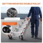 VEVOR Telescoping Ladder A Frame, 20,5 FT Compact Extension Ladder από αλουμίνιο, πολλαπλών λειτουργιών φορητή πτυσσόμενη σκάλα RV, τηλεσκοπική σκάλα για σκάλες εργασίας για το σπίτι Εσωτερική οροφή εξωτερικού χώρου, φορτίο 330lb