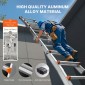 VEVOR Telescoping Ladder A Frame, 20,5 FT Compact Extension Ladder από αλουμίνιο, πολλαπλών λειτουργιών φορητή πτυσσόμενη σκάλα RV, τηλεσκοπική σκάλα για σκάλες εργασίας για το σπίτι Εσωτερική οροφή εξωτερικού χώρου, φορτίο 330lb