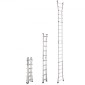 VEVOR Telescoping Ladder A Frame, 20,5 FT Compact Extension Ladder από αλουμίνιο, πολλαπλών λειτουργιών φορητή πτυσσόμενη σκάλα RV, τηλεσκοπική σκάλα για σκάλες εργασίας για το σπίτι Εσωτερική οροφή εξωτερικού χώρου, φορτίο 330lb