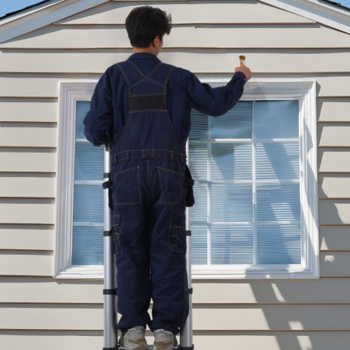 VEVOR Telescoping Ladder, 12,5FT A-Shape Extension Ladder Αλουμινίου Ελαφρύ, πτυσσόμενη σκάλα με ανάκληση πολλαπλών κουμπιών, χωρητικότητα 375 LBS με ράβδο σταθεροποίησης, σκάλες πολλαπλών χρήσεων για RV, Camper