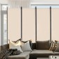VEVOR Divider Room, 6 Panels Room Divider, Πτυσσόμενη οθόνη Privacy και φορητό διαχωριστικό διαχωρισμού για διαχωρισμό δωματίων, χωρίσματα ανεξάρτητων δωματίων για γραφείο, υπνοδωμάτιο, μελέτη, μπεζ