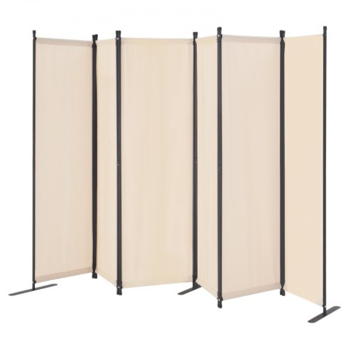 VEVOR Divider Room, 6 Panels Room Divider, Πτυσσόμενη οθόνη Privacy και φορητό διαχωριστικό διαχωρισμού για διαχωρισμό δωματίων, χωρίσματα ανεξάρτητων δωματίων για γραφείο, υπνοδωμάτιο, μελέτη, μπεζ