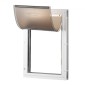 Πόρτα κατοικίδιων VEVOR, 8,27" x 11,93" Πλαίσιο αλουμινίου με σύστημα κλειδαριάς και πτερυγίου, αδιάβροχη πόρτα σκυλιών, εύκολη εγκατάσταση σε εσωτερικές ή εξωτερικές πόρτες, πόρτα κατοικίδιων κατάλληλη για γατάκια σκυλάκια γάτας (Λευκό-Μικρό)