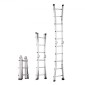 VEVOR Telescoping Ladder A Frame, 11 FT Compact Extension Ladder από αλουμίνιο, πολλαπλών λειτουργιών φορητή πτυσσόμενη σκάλα RV, τηλεσκοπική σκάλα για σκάλες εργασίας για το σπίτι Εσωτερική οροφή εξωτερικού χώρου, φορτίο 330 lb