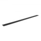Ακουστικά πάνελ VEVOR Wood Slat, 8 ΤΕΜ 96 x 6 ιντσών, Ξύλινα πάνελ τοίχου WPC Accent για μοντέρνο εσωτερικό τοίχο, πάνελ τοίχου από ψεύτικο ξύλο για κομψή διακόσμηση και μείωση θορύβου, ματ μαύρο