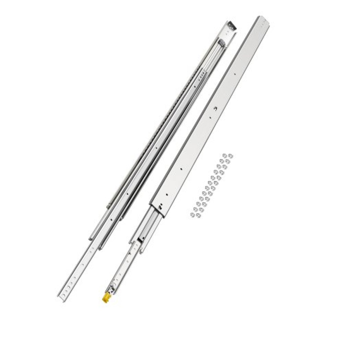 VEVOR 1 Pair Full Extension Slides συρταριών 16 18 20 24 30 35 37.4 59 24 32 36 40 48 60 in, 500 lbs Load Capacity Locking Slides συρταριών, ρουλεμάν με Lock Side Raunt Drlideil