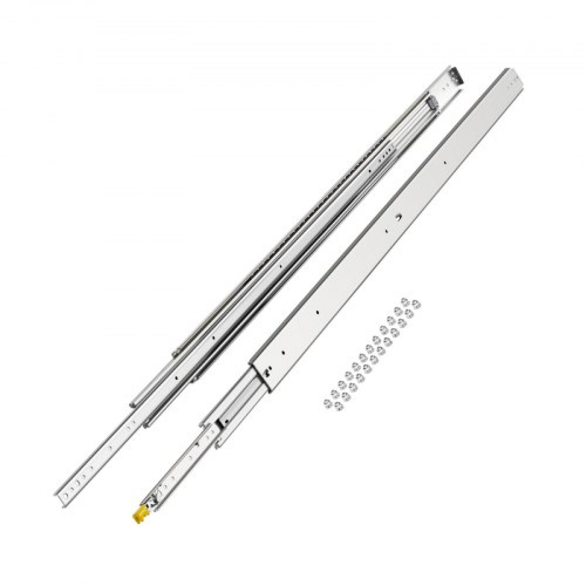 VEVOR 1 Pair Full Extension Slides συρταριών 16 18 20 24 30 35 37.4 59 24 32 36 40 48 60 in, 500 lbs Load Capacity Locking Slides συρταριών, ρουλεμάν με Lock Side Raunt Drlideil