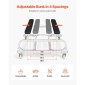 VEVOR Watercraft PWC Dolly, χωρητικότητα φόρτωσης 1300 lbs, Stand τζετ σκι PWC καρότσι για κινούμενα σκάφη, ρυθμιζόμενες κουκέτες με 4 τροχίσκους & 2 φρένα, βαρέως τύπου τζετ σκι για καγιάκ, τζετ σκι, ταχύπλοα