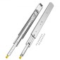 VEVOR 1 Pair Full Extension Slides συρταριών 18 20 22 28 30 32 36 38 40 44 48 52 56 60 in, 500 lbs Χωρητικότητα φορτίου Κλείδωμα συρταριών συρταριών, ρουλεμάν με πλευρική βάση κλειδαριάς Drail