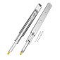 VEVOR 1 Pair Full Extension Slides συρταριών 18 20 22 28 30 32 36 38 40 44 48 52 56 60 in, 500 lbs Χωρητικότητα φορτίου Κλείδωμα συρταριών συρταριών, ρουλεμάν με πλευρική βάση κλειδαριάς Drail