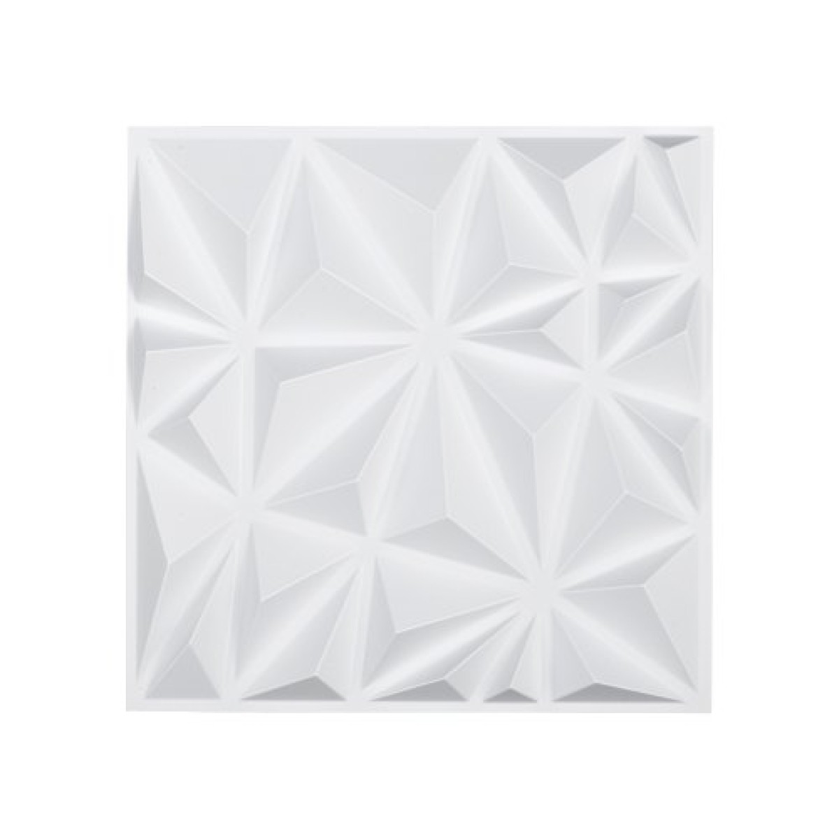 VEVOR 3D πάνελ τοίχου, 33-συσκευασία 11,81 x 11,81 σε PVC πλακάκια μινιμαλιστικής τέχνης μοντέρνας τέχνης, πάνελ τοίχου με κάλυψη 32 τετραγωνικών μέτρων, εσωτερική διακόσμηση σπιτιού για οροφή, υπνοδωμάτιο, σαλόνι και αίθουσα παιχνιδιών, Λευκό ματ