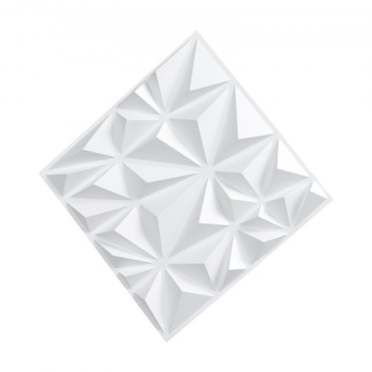 VEVOR 3D πάνελ τοίχου, 33-συσκευασία 11,81 x 11,81 σε PVC πλακάκια μινιμαλιστικής τέχνης μοντέρνας τέχνης, πάνελ τοίχου με κάλυψη 32 τετραγωνικών μέτρων, εσωτερική διακόσμηση σπιτιού για οροφή, υπνοδωμάτιο, σαλόνι και αίθουσα παιχνιδιών, Λευκό ματ
