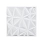 VEVOR 3D πάνελ τοίχου, 33-συσκευασία 11,81 x 11,81 σε PVC πλακάκια μινιμαλιστικής τέχνης μοντέρνας τέχνης, πάνελ τοίχου με κάλυψη 32 τετραγωνικών μέτρων, εσωτερική διακόσμηση σπιτιού για οροφή, υπνοδωμάτιο, σαλόνι και αίθουσα παιχνιδιών, Λευκό ματ