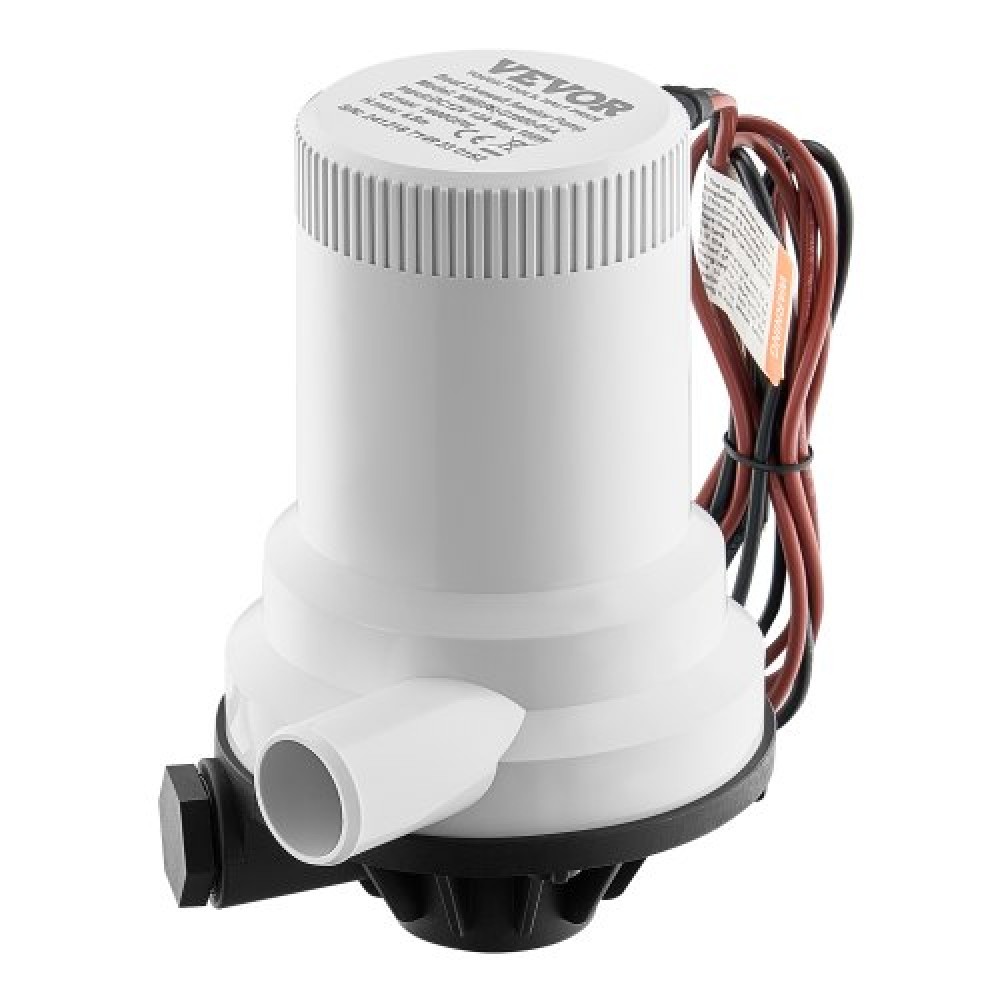 Αντλία VEVOR Livewell για σκάφος, 12V 101 L/min (1600 GPH) Αντλία αερισμού Livewell με διπλή είσοδο, περίβλημα ABA & αποσπώμενο φυσίγγιο κινητήρα, Αντλία Livewell/Baitwell ανθεκτικό στη διάβρωση για αλμυρό νερό γλυκού νερού
