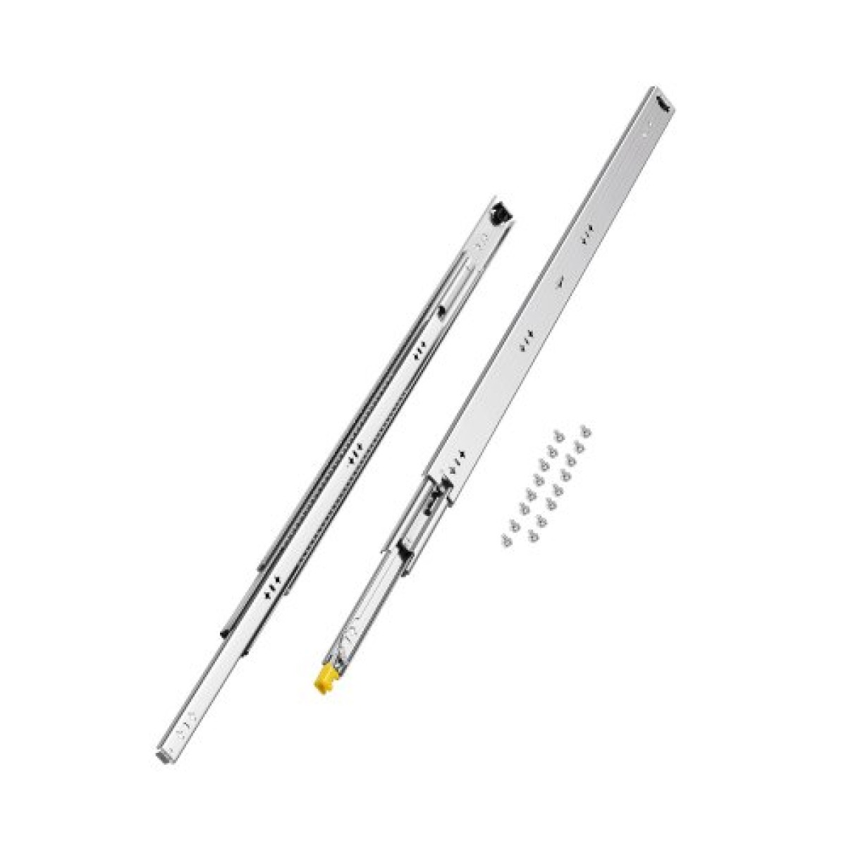 VEVOR 1 Pair Full Extension Slides συρταριών 16 18 20 24 30 35 37.4 59 24 32 36 40 48 60 in, 250 lbs Load Capacity Locking Slides συρταριών, ρουλεμάν με πλευρική βάση κλειδαριάς Drlideil