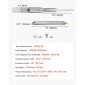 VEVOR 1 Pair Full Extension Slides συρταριών 18 20 22 28 30 32 36 38 40 44 48 52 56 60 in, 500 lbs Χωρητικότητα φορτίου Κλείδωμα συρταριών συρταριών, ρουλεμάν με πλευρική βάση κλειδαριάς Drail