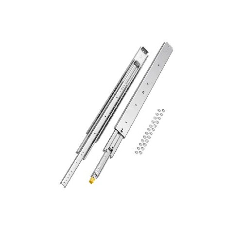 VEVOR 1 Pair Full Extension Slides συρταριών 16 18 20 24 30 35 37.4 59 24 32 36 40 48 60 in, 500 lbs Load Capacity Locking Slides συρταριών, ρουλεμάν με Lock Side Raunt Drlideil