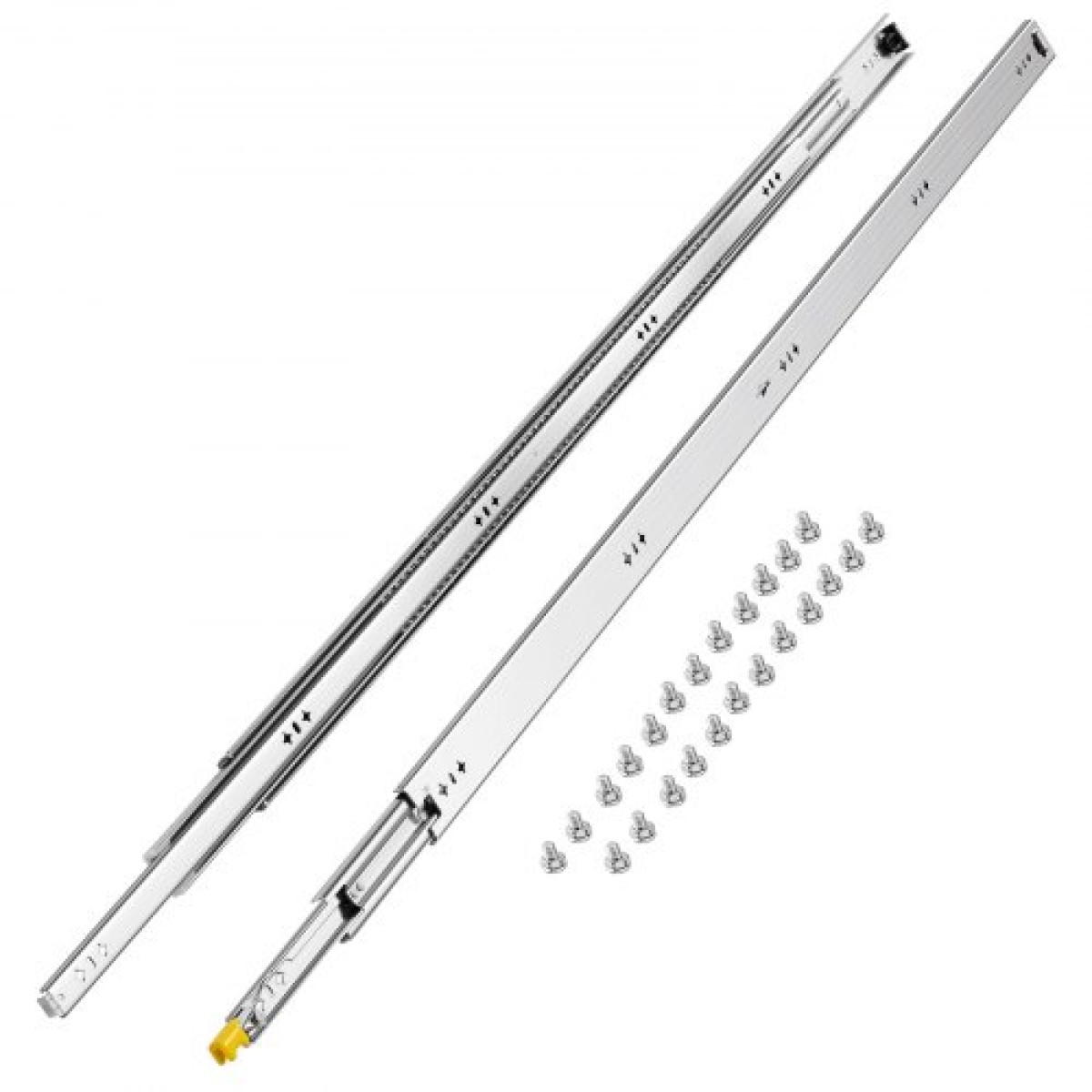 VEVOR 1 Pair Full Extension Slides συρταριών 16 18 20 24 30 35 37.4 59 24 32 36 40 48 60 in, 250 lbs Load Capacity Locking Slides συρταριών, ρουλεμάν με πλευρική βάση κλειδαριάς Drlideil