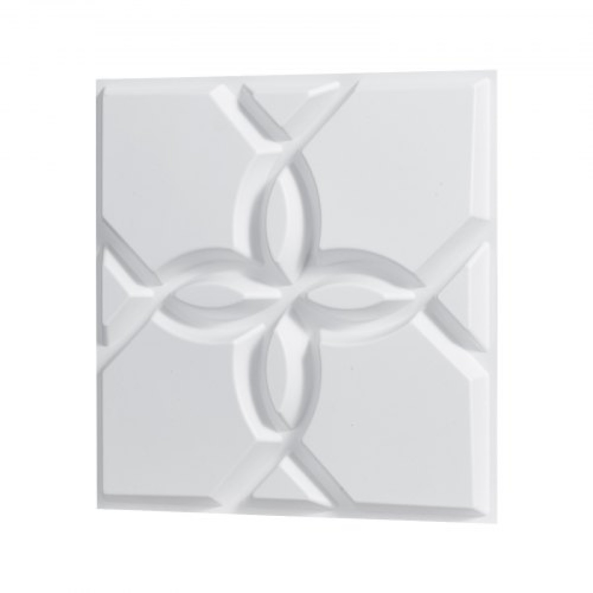 VEVOR 3D πάνελ τοίχου, 33-συσκευασία 11,81 x 11,81 σε PVC μοντέρνας τέχνης μινιμαλιστικά πλακάκια λουλουδιών, 32 τετραγωνικά μέτρα κάλυψης πάνελ τοίχου, εσωτερική διακόσμηση σπιτιού για οροφή, υπνοδωμάτιο, σαλόνι και gaming δωμάτιο, λευκό ματ