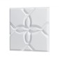 VEVOR 3D πάνελ τοίχου, 33-συσκευασία 11,81 x 11,81 σε PVC μοντέρνας τέχνης μινιμαλιστικά πλακάκια λουλουδιών, 32 τετραγωνικά μέτρα κάλυψης πάνελ τοίχου, εσωτερική διακόσμηση σπιτιού για οροφή, υπνοδωμάτιο, σαλόνι και gaming δωμάτιο, λευκό ματ